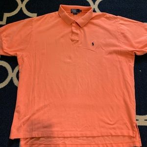 Men’s peach Polo shirt. Size XXL